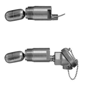 détecteur de niveau à flotteur magnétique / de liquide / à ampoule reed / en acier inoxydable