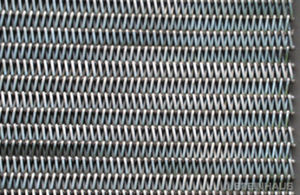 bande de convoyeur grillagée / en métal / industrielle / pour traitement thermique
