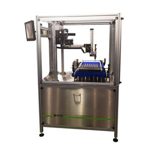 système de remplissage pour l'industrie pharmaceutique / pour l'industrie cosmétique / robotisé / 3 axes