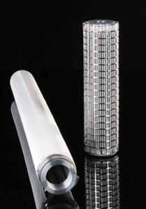 cartouche filtrante de gaz / de stérilisation / en inox / grand débit