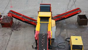 trieuse mobile / automatique / pour bois / pour déchets