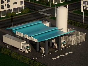 station de ravitaillement GNL 1