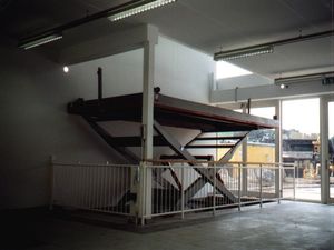 élévateur à ciseaux / pour véhicules