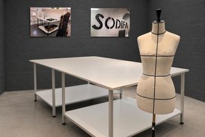 table de coupe de tissus