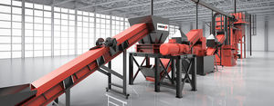 ligne de recyclage d'aluminium