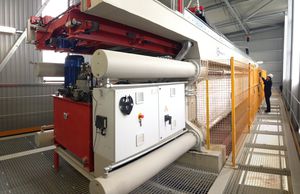 filtre-presse à poutre haute