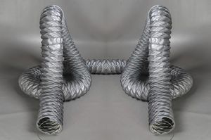 tuyau flexible pour air chaud / en tissu