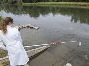 Pelle D'échantillonnage D'eau Télescopique Avec Longueur Réglable Pour
