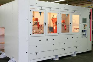 cellule robotisée d'ébavurage 1