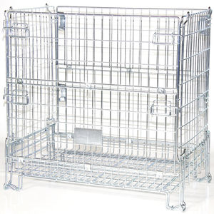 caisse-palette grillagée / de transport / de stockage / gerbable