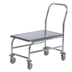 chariot de transport / en acier inoxydable / à plate-forme / polyvalent