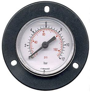 manomètre analogique / à soufflets / pour air