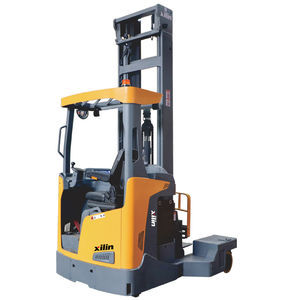 chariot élévateur à mât rétractable pour allée étroite 1