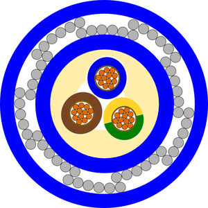 câble électrique d'alimentation 1