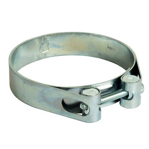 collier de serrage en acier zingué / à vis / à bande / avec boulon en T