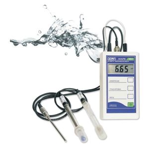 pH mètre portable / de laboratoire / avec compensation de température automatique / avec afficheur LCD