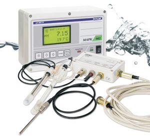 pH mètre fixe / en ligne / de process / avec compensation de température automatique