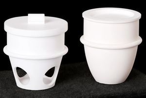 creuset en oxyde d'aluminium 1