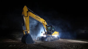 pelleteuse intermédiaire / sur chenilles / diesel / pour chantier de construction
