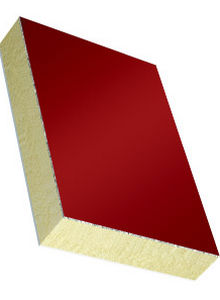 panneau sandwich âme en polyuréthane / face en PVC