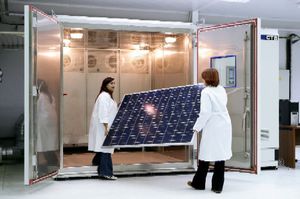 chambre d'essai de vieillissement solaire