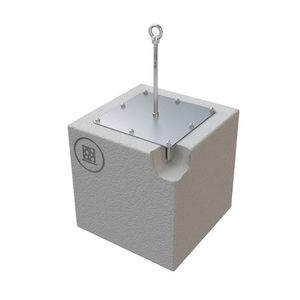ancrage antichute en acier inoxydable 1