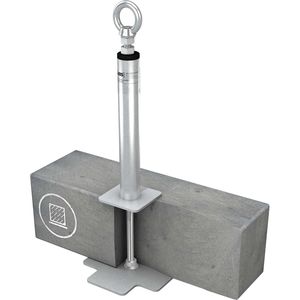 ancrage antichute en acier inoxydable 1