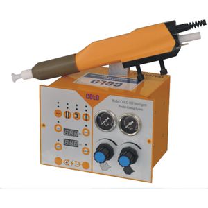 machine de poudrage avec pistolet électrostatique 1