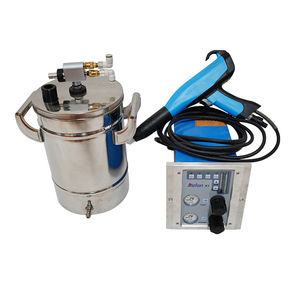 machine de poudrage avec pistolet électrostatique 1