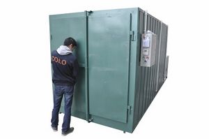 étuve de chauffage / à chariot / de type armoire / à gaz