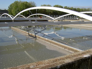 racleur pour traitement d'eaux usées