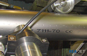 machine de marquage à jet d'encre continu / à intégrer / à petits caractères / haute résolution