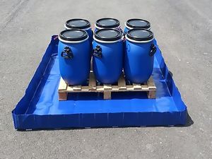 barrage anti-fuite à revêtement PVC 1