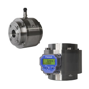 débitmètre volumétrique / à piston rotatif / pour liquide haute viscosité / compact