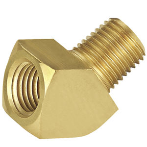 raccord fileté / coudé à 45° / hydraulique / pneumatique