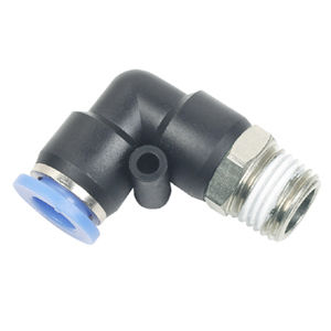 raccord push-in / coudé / pneumatique / en plastique