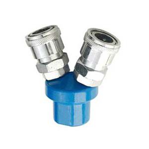 raccord rapide / en Y / pneumatique / en acier