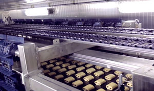 ligne de production de croissant