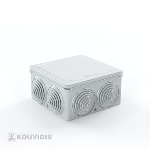 boîte de dérivation en saillie / sans halogène / résistante au feu / en plastique