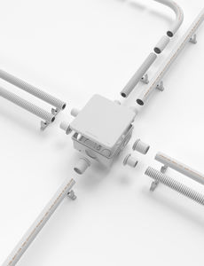 tuyau rigide de protection / pour câble électrique / pour chantier de construction / en PVC