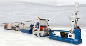 ligne d'extrusion de bande / pour LDPE / pour HDPE / pour PP