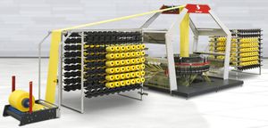 machine de tissage circulaire