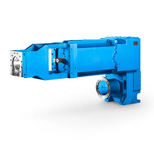 réducteur pour extrudeuse bivis / à engrenage hélicoïdal / orthogonal / > 10 kNm