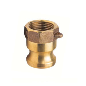 raccord en laiton / à came / droit / hydraulique
