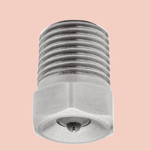 Buse à Jet Plat En Acier Inoxydable 304 - Filetage Mâle 1/8 BSPT - Angle 65°, Orifice 1,1 Mm