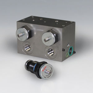 clapet anti-retour d'étranglement / à cartouche / de contrôle de débit / hydraulique