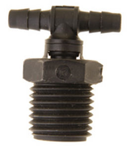 raccord à visser / cannelé / en T / hydraulique