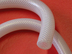 tuyau flexible pour air chaud / en tissu / enduit silicone