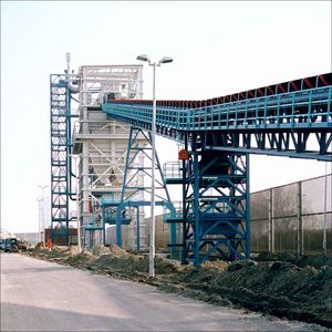 système de chargement de wagons de chemin de fer