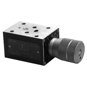 vanne à clapet / à commande hydraulique / de réglage / régleuse de débit